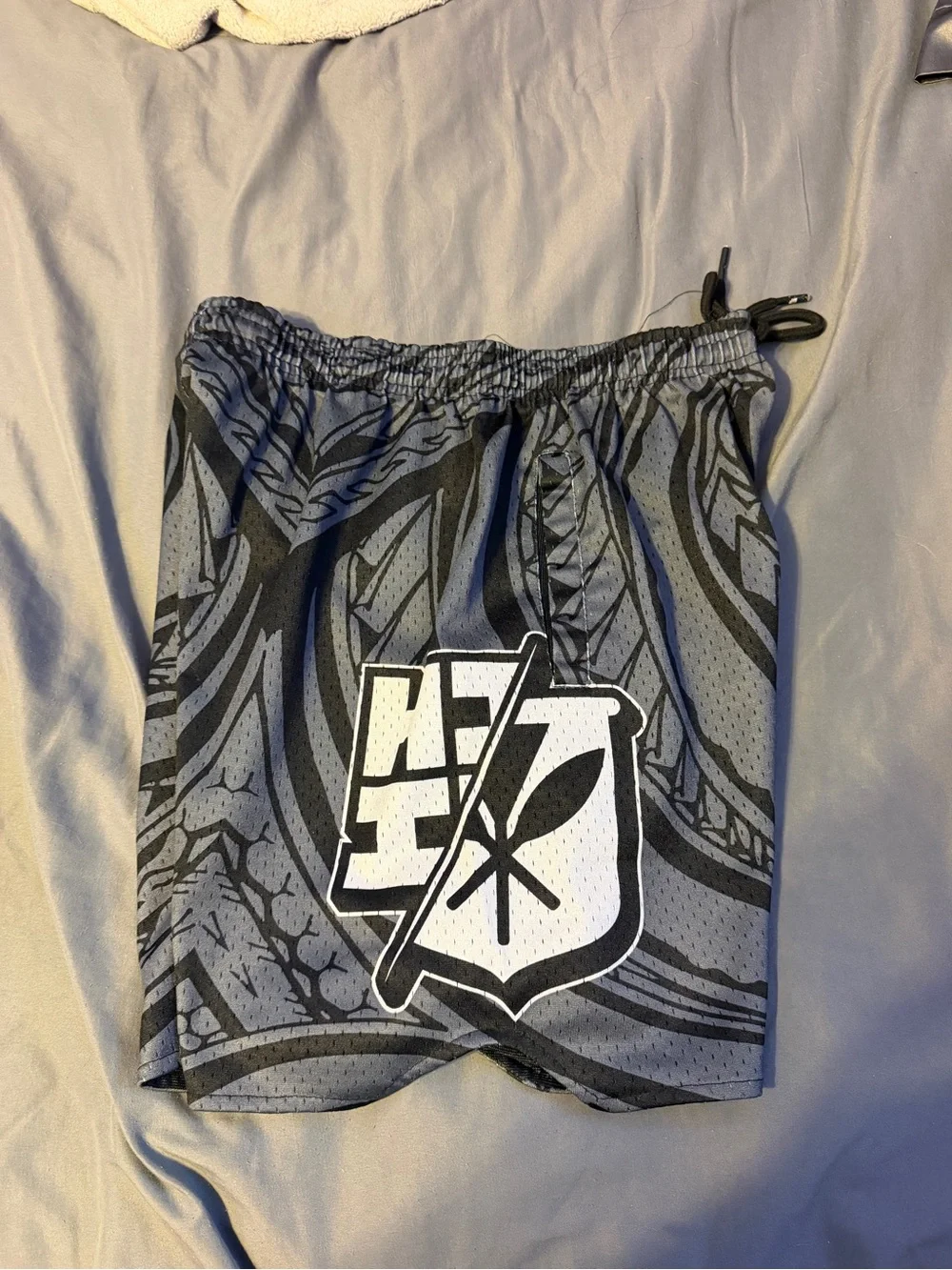 Hawaiis Finest Men's Gray Athletic Shorts